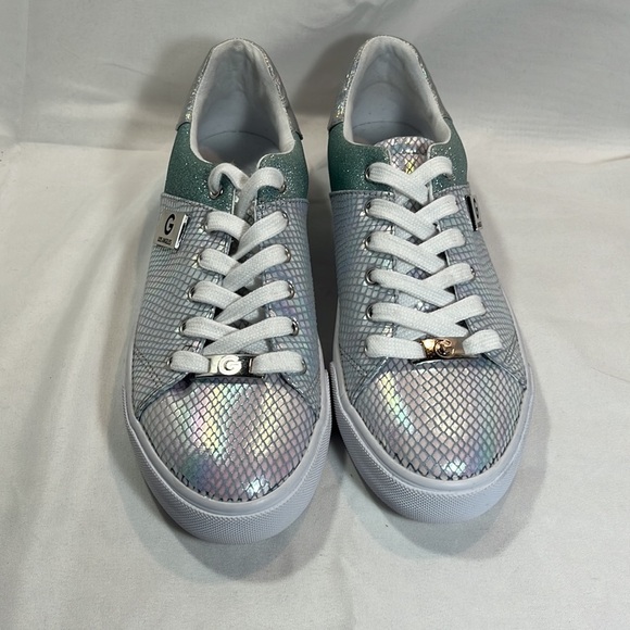 NWOT GBG Los Angeles Iridescent Mermaid Inspired Sneakers - Picture 3 of 11